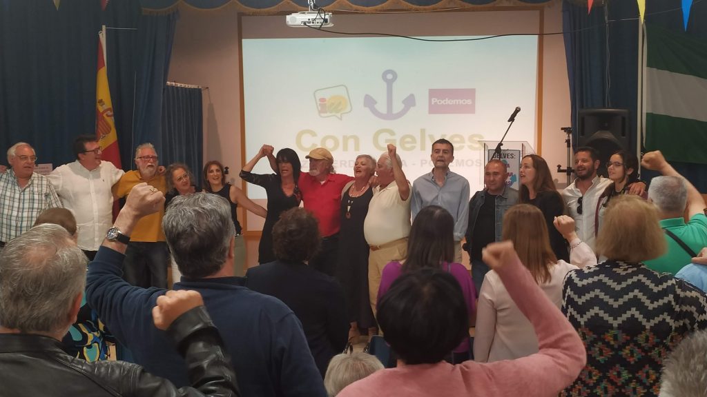 Presentación de la candidatura ‘Con Gelves Izquierda Unida – Podemos’.