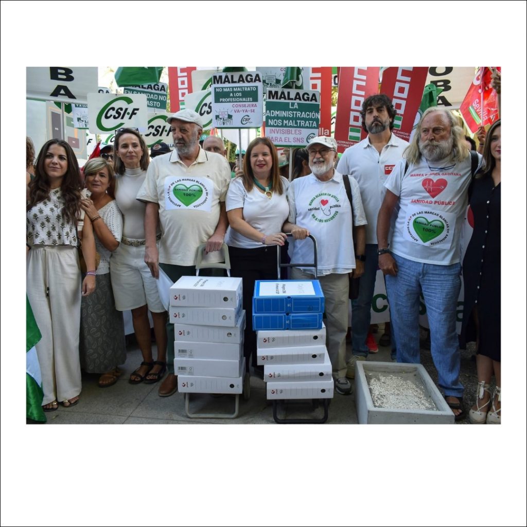 Apoyo masivo a la ILP de Marea Blanca.