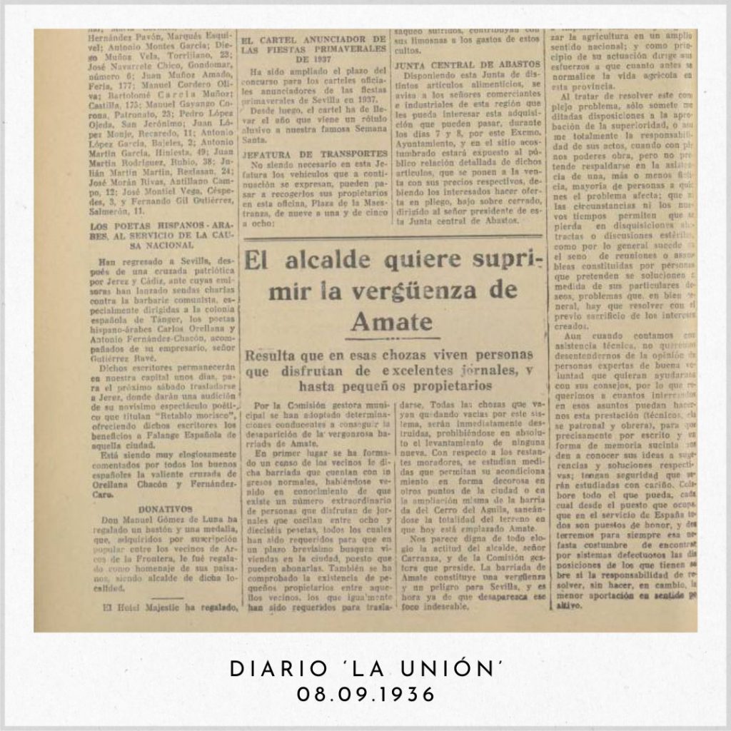 La vegüenza de Amate.