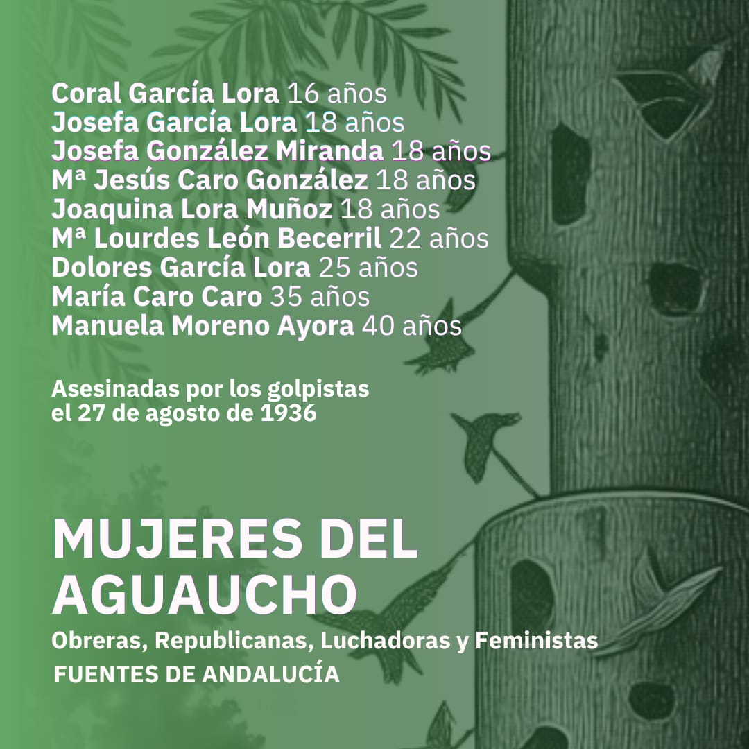 Mujeres del Aguaucho: obreras, republicanas y feministas
